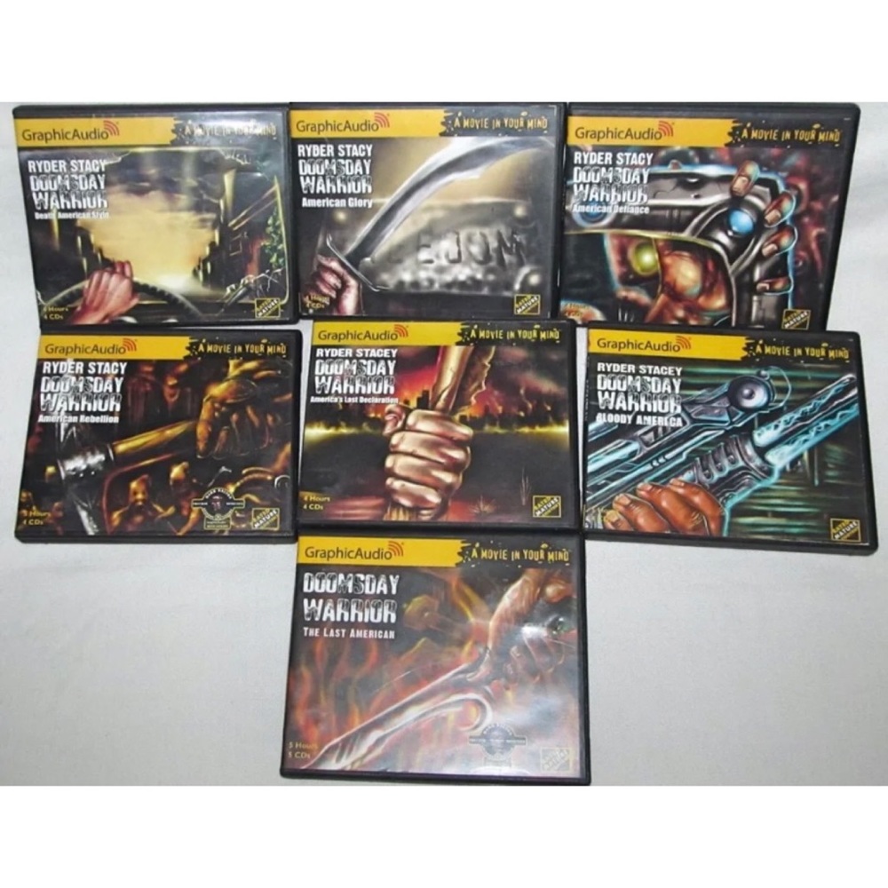 Doomsday Warrior Ryder Stacy Graphic Audio CD Book Lot of 7